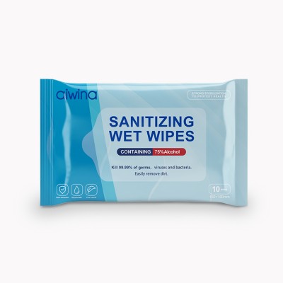 Disinfecting Body Hand Face Wipes Cleansing Antiseptic Towelettes Skin-Safe Wet Wipes with Aloe Vera Extract