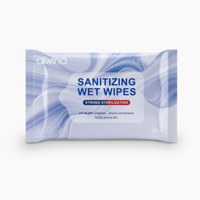 Disposable Anti-bacterial Cleanse Wet Wipes  Energize & Moisturize Gym Wet Wipes for killing 99.99% germs