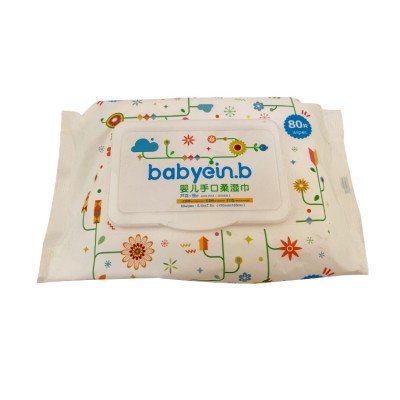 Wholesale white disposable baby wet wipes moist towels