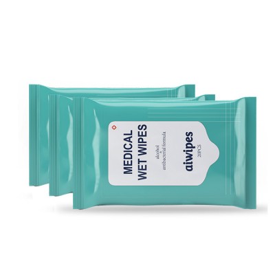 Alcohol Antibacterial Sanitizer Wipes For Hand And Surface